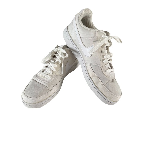 Nike DJ6260-100 Court Vision Canvas Next Nature Low‎ Shoes White Men's Size 8 - Picture 1 of 10